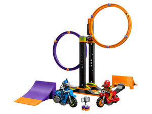 LEGO® City - Provocarea cascadoriei învârtitoare 60360, 117 piese