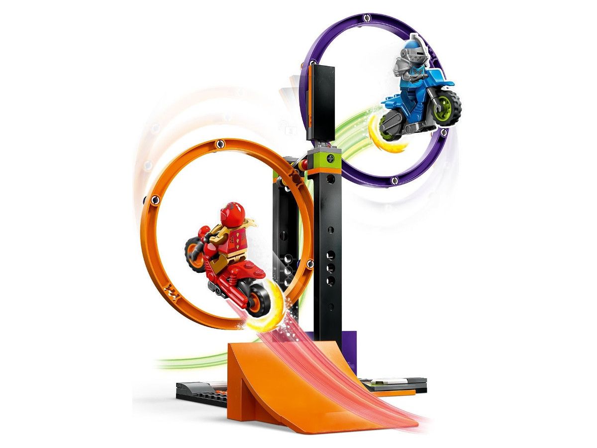 LEGO® City - Provocarea cascadoriei învârtitoare 60360, 117 piese