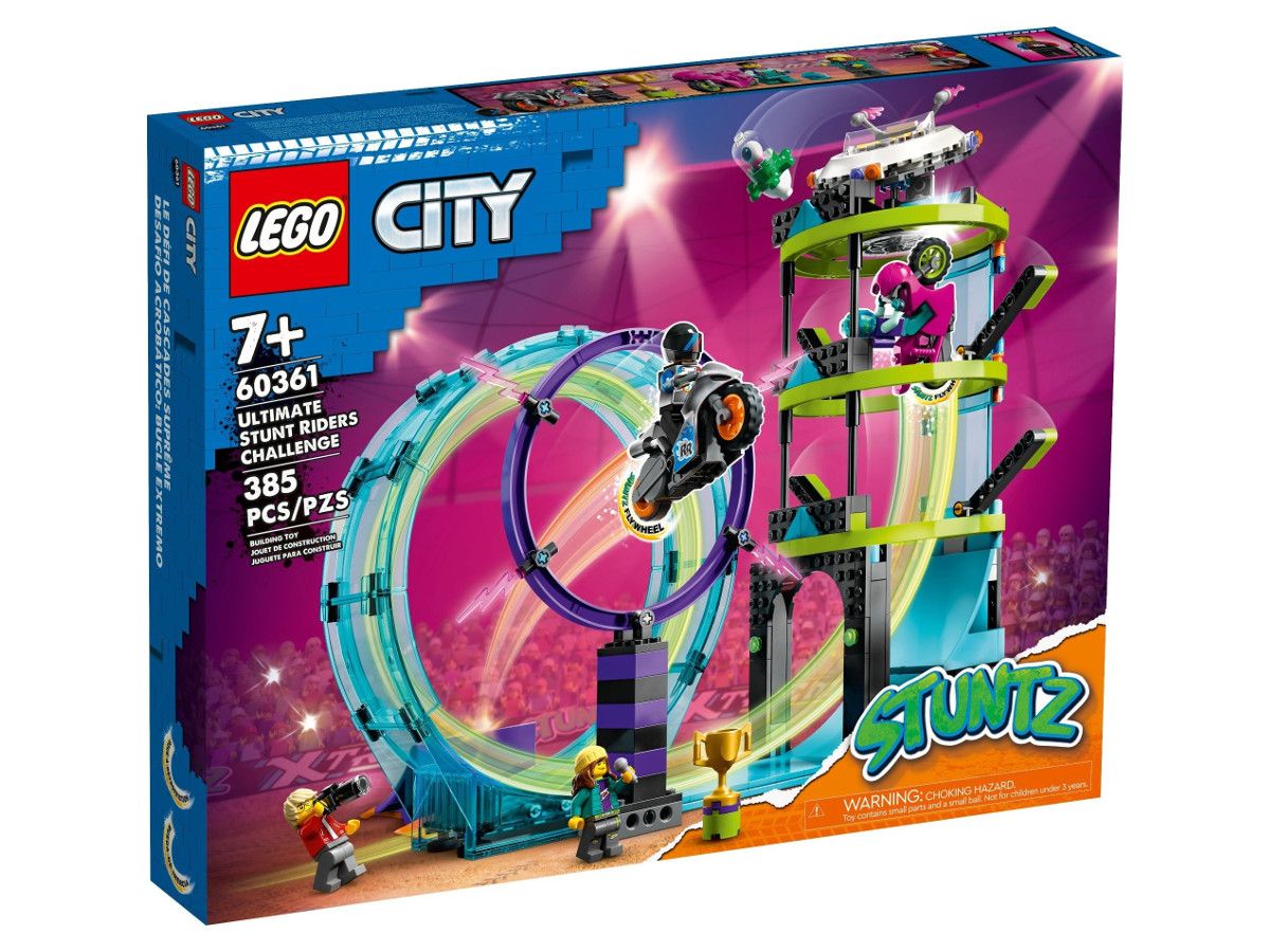 LEGO® City - Provocarea perfectă a cascadorilor 60361, 385 de piese