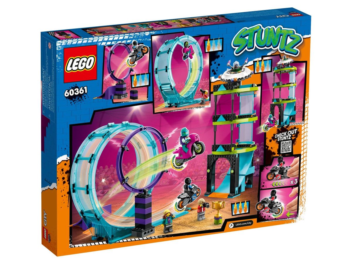 LEGO® City - Provocarea perfectă a cascadorilor 60361, 385 de piese