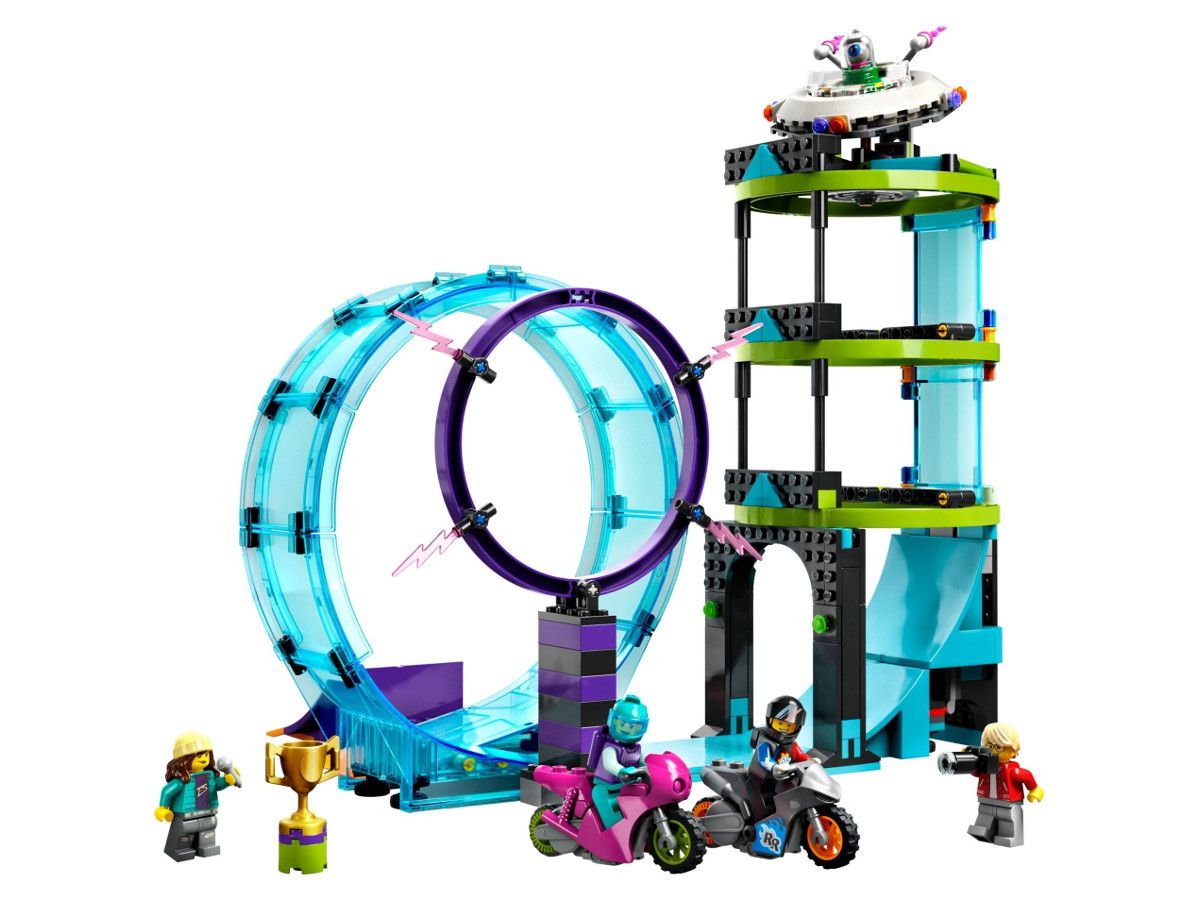 LEGO® City - Provocarea perfectă a cascadorilor 60361, 385 de piese
