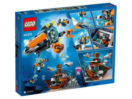LEGO® City - Submarin de explorare în adâncurile mării 60379, 842 de piese