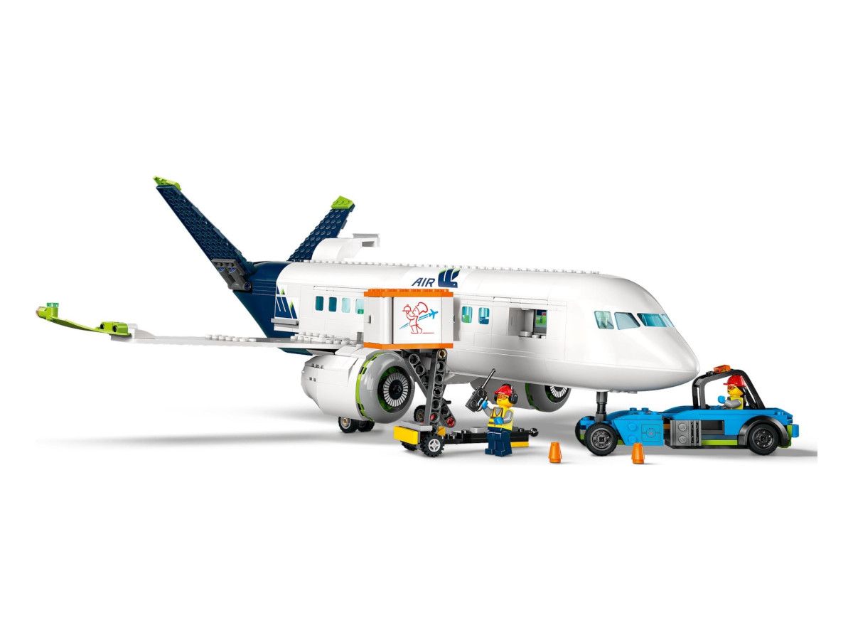 LEGO® City - Avion de pasageri 60367, 913 piese