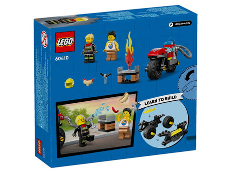 LEGO® City - Pompier cu motocicletă 60410, 57 de piese