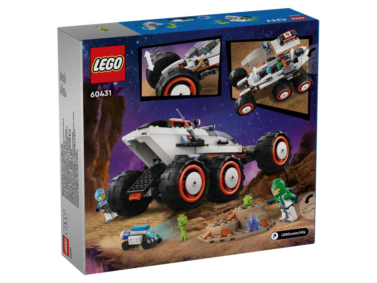 LEGO® City - Rover de explorare spațială și viață extraterestră 60431, 311 piese