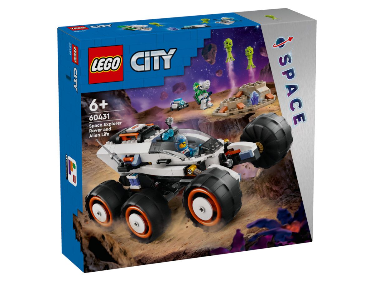 LEGO® City - Rover de explorare spațială și viață extraterestră 60431, 311 piese