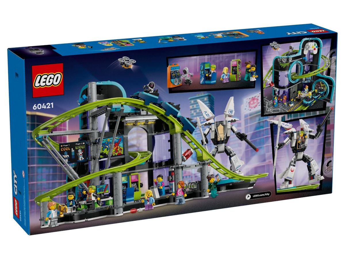 LEGO® City - Trenul parcului de distracții Robot World 60421, 986 de piese