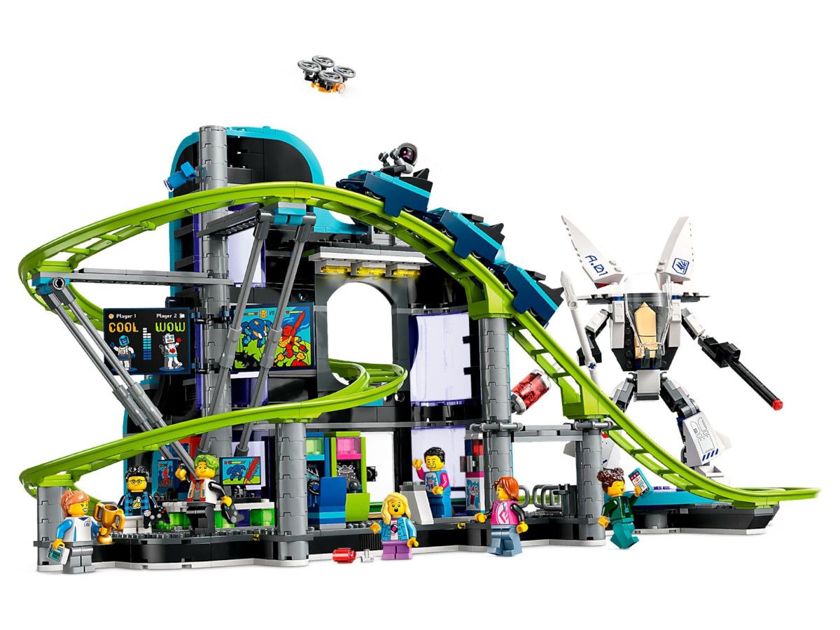 LEGO® City - Trenul parcului de distracții Robot World 60421, 986 de piese