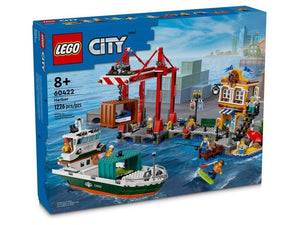 LEGO® City - Port și navă de marfă 60422, 1226 de piese