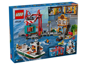 LEGO® City - Port și navă de marfă 60422, 1226 de piese