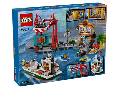 LEGO® City - Port și navă de marfă 60422, 1226 de piese