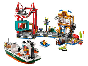 LEGO® City - Port și navă de marfă 60422, 1226 de piese