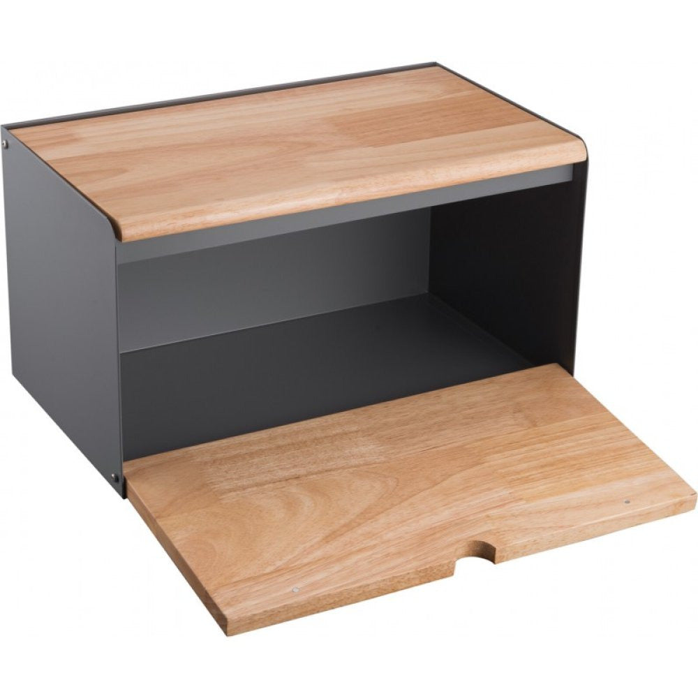 Cutie pentru pâine Klausberg, Metal, Bambus, 36x22x20 cm