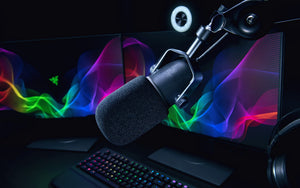 Microfon de gaming Razer Seiren Elite, negru