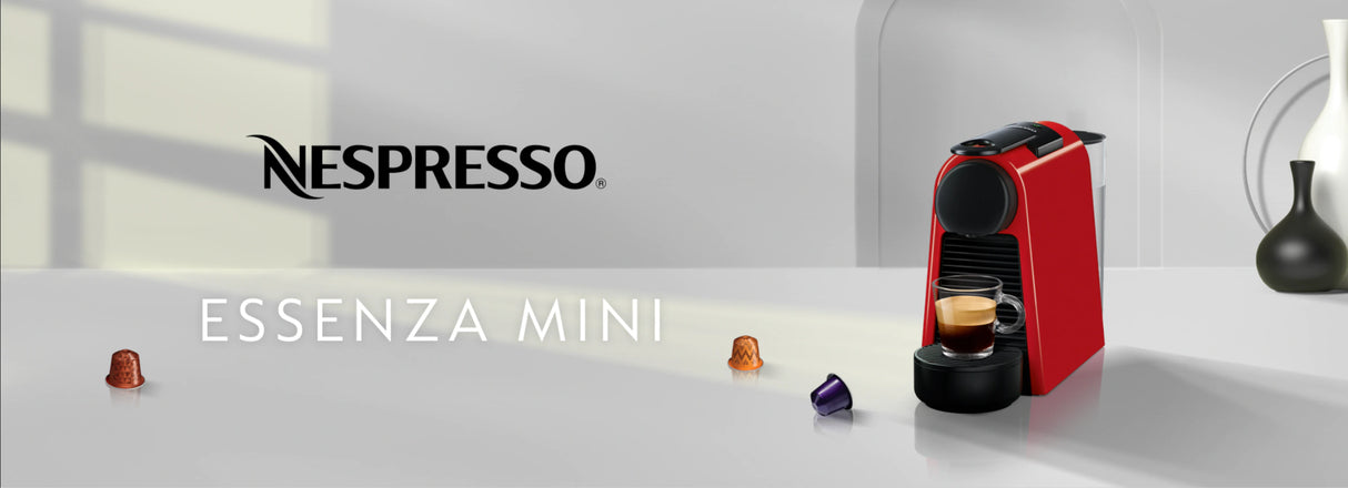 Aparat de cafea DeLonghi Nespresso Essenza Mini EN85.R, 19 bar, 1150 W, 0,6 l, Roșu