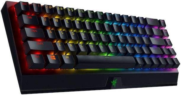 Tastatură de gaming Razer BlackWidow V3 Mini, switch-uri optice galbene, neagră