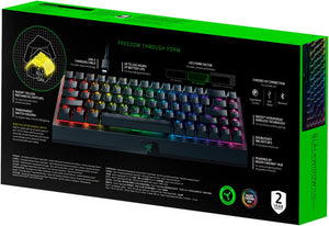 Tastatură de gaming Razer BlackWidow V3 Mini, switch-uri optice galbene, neagră