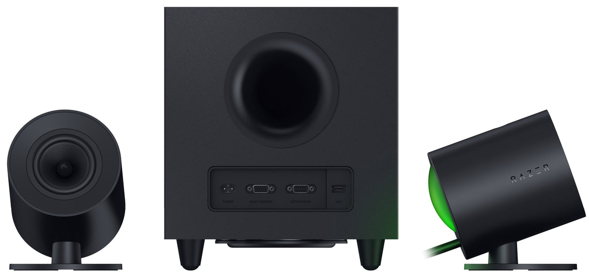 Boxe Razer Nommo V2, Bluetooth/USB, Negre