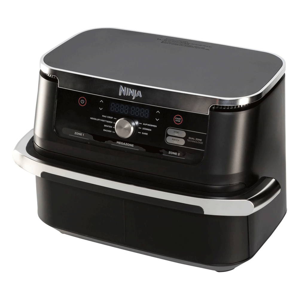Friteuză cu aer Ninja AF500DE Foodi FlexDrawer, 2470W, 10.4L, 7 programe, neagră