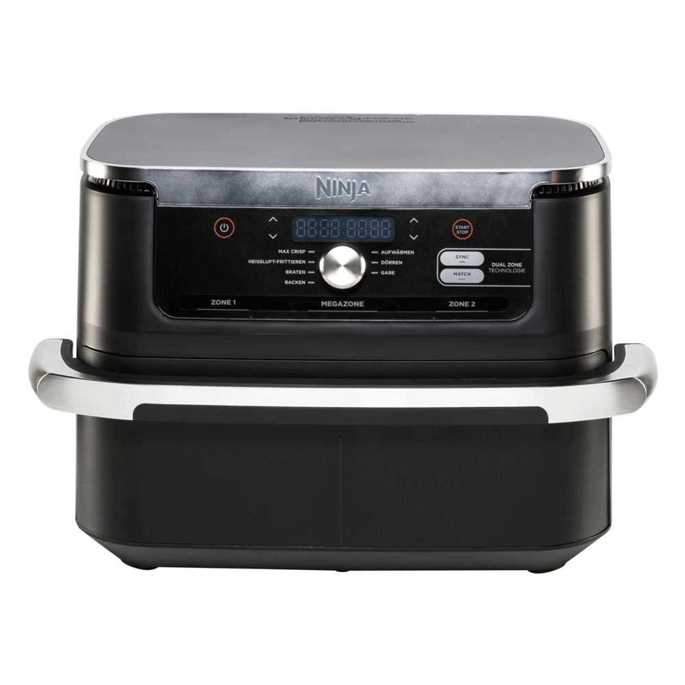 Friteuză cu aer Ninja AF500DE Foodi FlexDrawer, 2470W, 10.4L, 7 programe, neagră