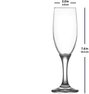 Set pahare de sampanie LAV Misket, 190 ml, 6 buc