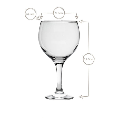 Set de pahare cocktail LAV Misket, 645 ml, 6 buc.