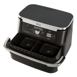 Friteuză cu aer Ninja AF500DE Foodi FlexDrawer, 2470W, 10.4L, 7 programe, neagră