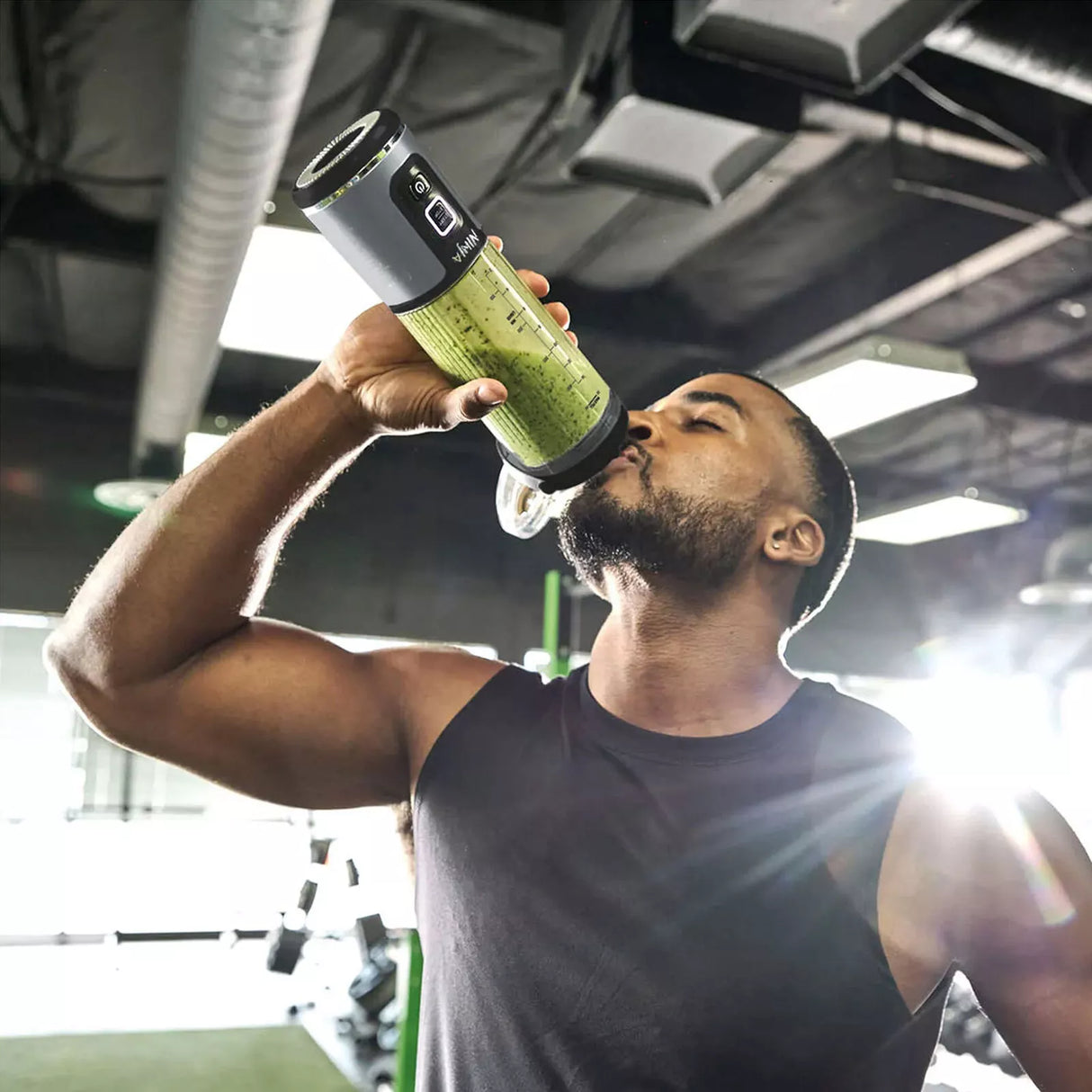 Blender Ninja Blast BC151EUBKEU, fără fir, 5 V, baterie litiu-ion, negru