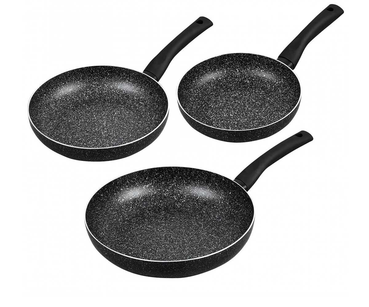Set tigai KingHoff 1562, aluminiu/marmură, 20/24/28 cm