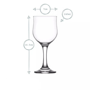 Set pahare vin roșu LAV Nevakar, 330 ml, 6 buc. 