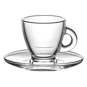 Set cești și farfurii cafea LAV Roma, 95 ml, 6 buc.