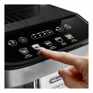Espressor Delonghi Magnifica Evo ECAM 290.61.SB, 1450W, 1.8 L, 15 bare, LatteCrema, Argintiu 