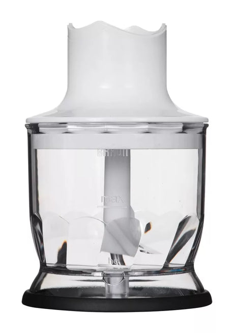 Blender Braun MultiQuick 525, 600 W, mixer de mână pentru omletă, 2 viteze + funcție Turbo, tel din oțel inoxidabil, dispozitiv de tocat, alb/gri