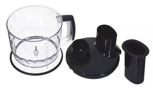 Blender Braun MultiQuick 7087X, 1000 W, Cană gradată 0,6 l, Robot de bucătărie 1,5 l, Tocător 0,35 l, Accesoriu pentru piure, Sârmă, Viteză variabilă, Negru