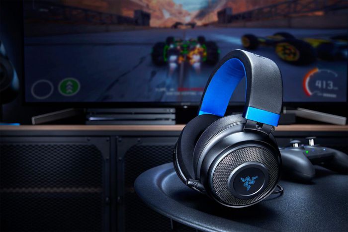 Căști de gaming Razer Kraken 2019, albastre
