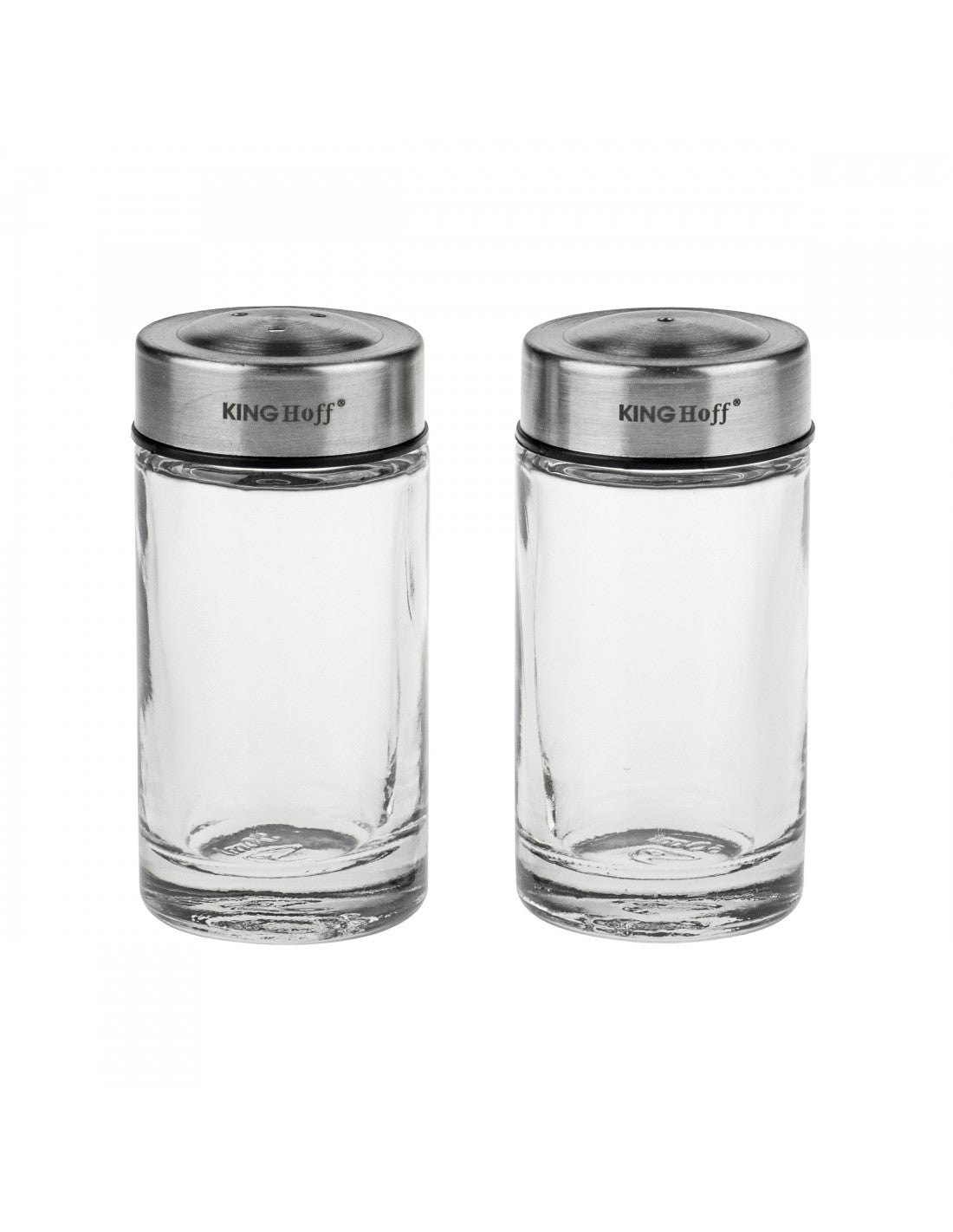 Set sare și piper KingHoff 1642, sticlă, 8,7x4,5x9,5cm