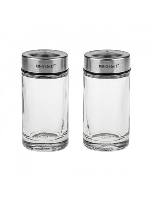 Set sare și piper KingHoff 1642, sticlă, 8,7x4,5x9,5cm