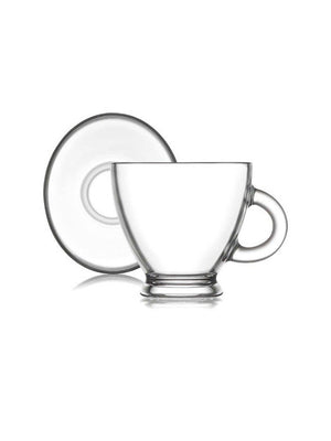Set cești și farfurii cafea LAV Roma, 95 ml, 6 buc.