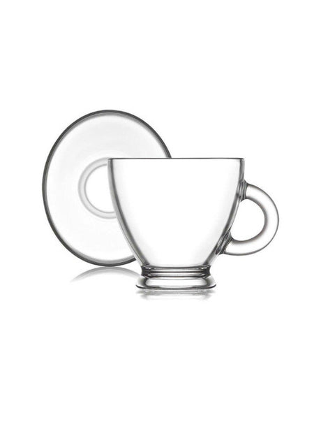Set cești și farfurii cafea LAV Roma, 95 ml, 6 buc.