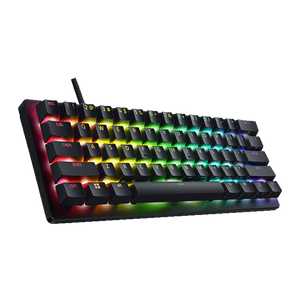 Tastatură de gaming Razer Huntsman Mini, switch-uri optice mov, neagră
