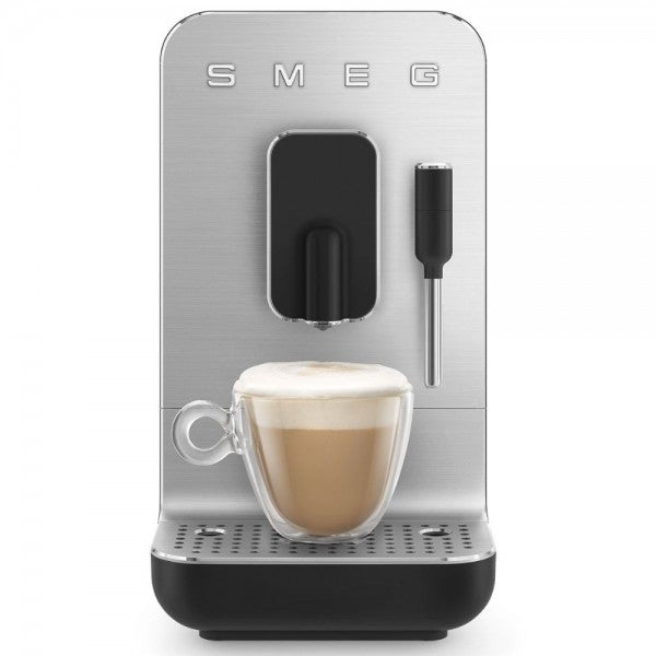 Espressor Smeg BCC02BLMEU, stil anii '50, 19 bar, 1350W, negru