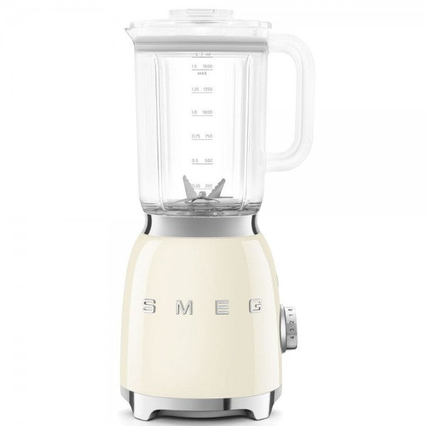 Blender Smeg BLF03CREU, stil anii '50, 800 W, smântână