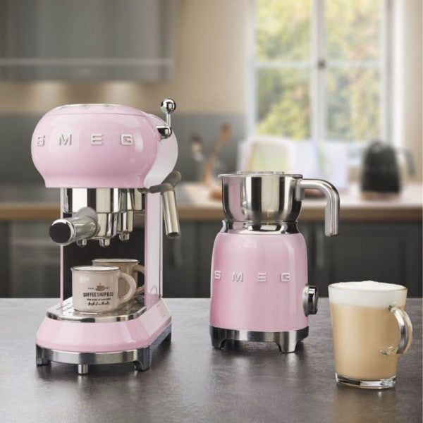 Espressor Smeg ECF01PKEU, 1350 W, 15 bari, roz