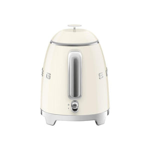 Mini fierbător electric SMEG KLF05CREU, stil anii '50, 1400 W, 800 ml, cremă