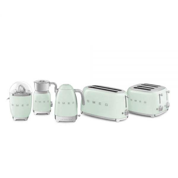 Fierbător electric Smeg KLF04PGEU, 2400W, 1,7 l, Verde pastel