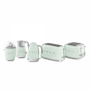 Fierbător electric Smeg KLF04PGEU, 2400W, 1,7 l, Verde pastel