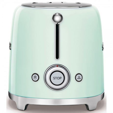 Prăjitor de pâine Smeg TSF01PGEU, 950 W, 2 felii, Verde pastel