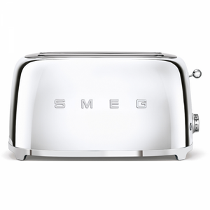 Prăjitor de pâine Smeg TSF02SSEU, 1500 W, 4 felii, Crom