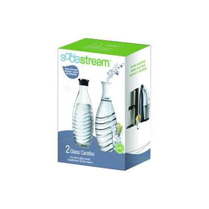 Set de 2 carafe din sticlă Sodastream, 615 ml, pentru dispozitive Crystal sau Penguin