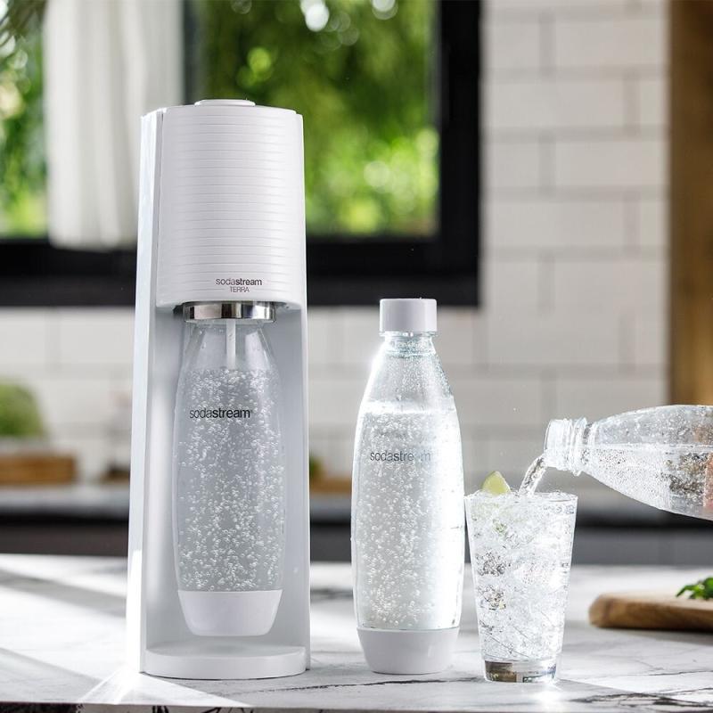 Aparat de băut suc Sodastream Terra, 60l, alb